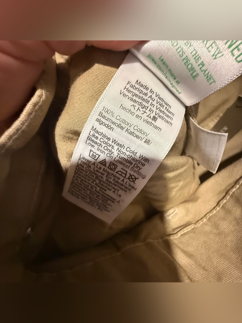 J Crew Carpenter Painter Canvas Pants Womens 28 tan High Rise Wide Baggy Cotton - Picture 14 of 16